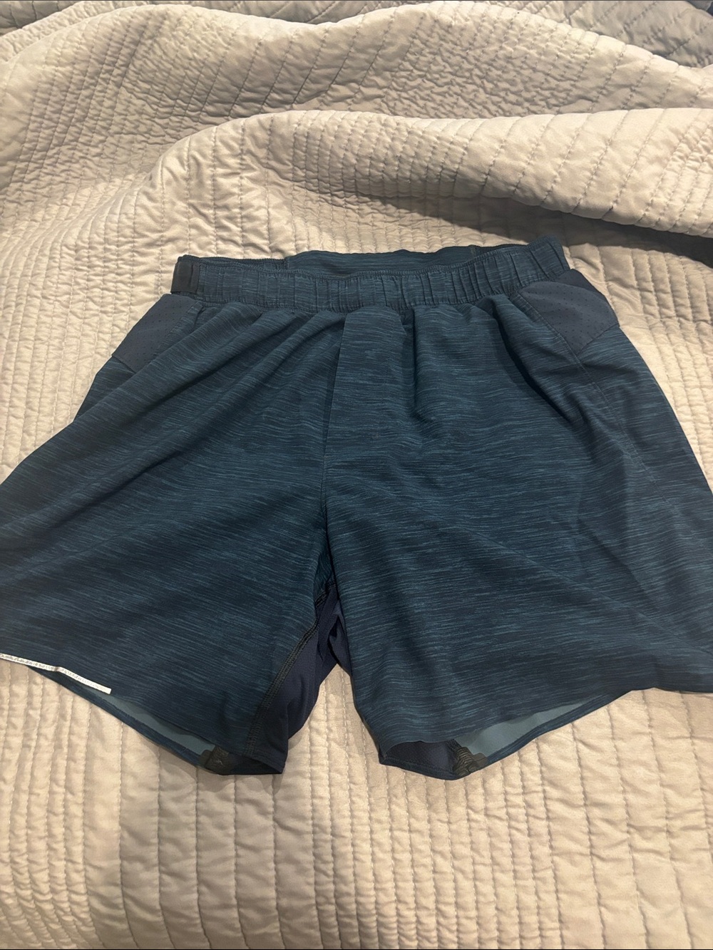 lululemon athletica Men's Navy Heather Athletic Shorts